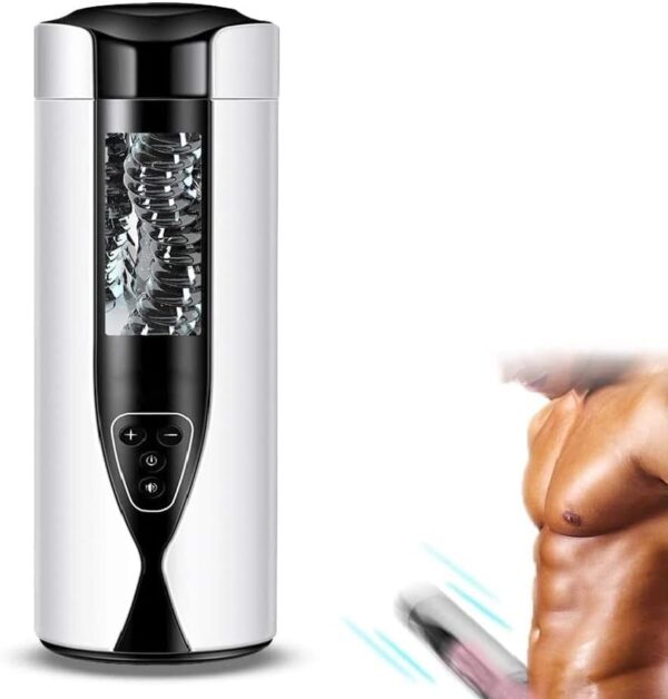 Electric Masterburators for Men Thrusting Sex Toys Hands Free Automatic Masterburtors Adult Toy with 10 Stroking Massage Modes Pocket Puzzy Silicone Heating Suction Underwear Leten Voice Sweater-ig1 - Image 2