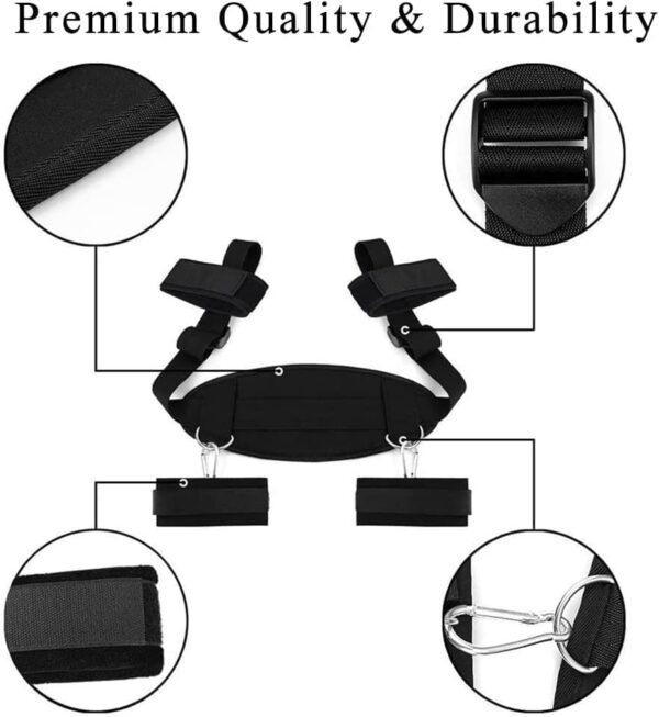 Sex Hand Cuff Sex Accessories for Adults Couples BDSM Bondage Restraints Kit Toys Sex Furniture Handcuffs Set for Bedroom Sex Restraint Set for Women M190 - Image 4