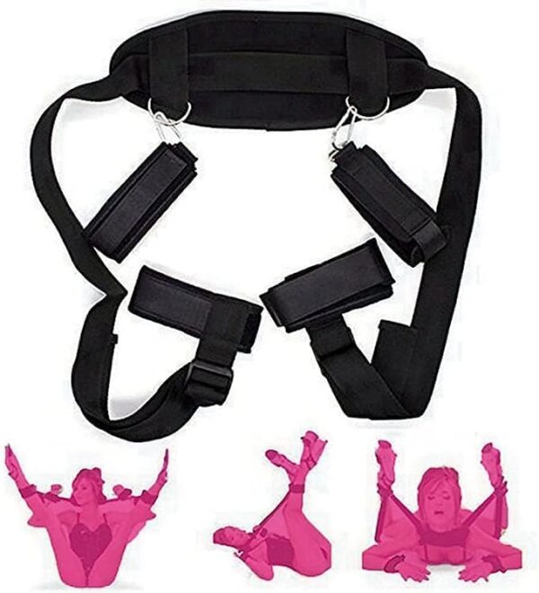 Sex Hand Cuff Sex Accessories for Adults Couples BDSM Bondage Restraints Kit Toys Sex Furniture Handcuffs Set for Bedroom Sex Restraint Set for Women M190 - Image 3