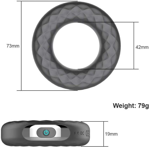 Newly Silicone Cock Ring for Men Erection Silicone Cock Rings for Couple Sex Toy Penis Ring for Male Longer Harder Stronger Machine Sunglasses SZLH-QCY-24.1  Health & Household - Image 3